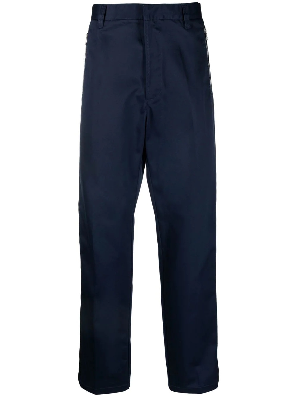 straight-leg cargo trousers - 1