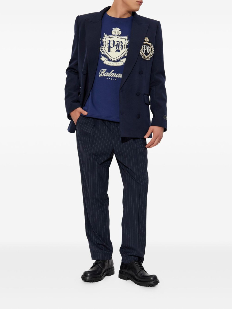 Balmain logo-print sweatshirt outlook