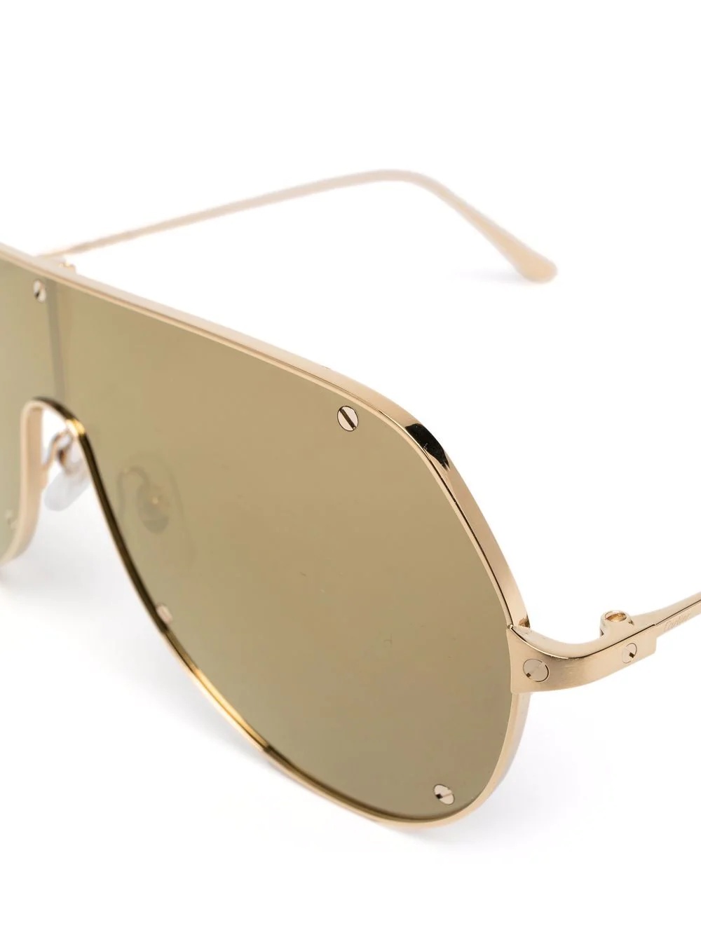 aviator-frame tinted sunglasses - 3