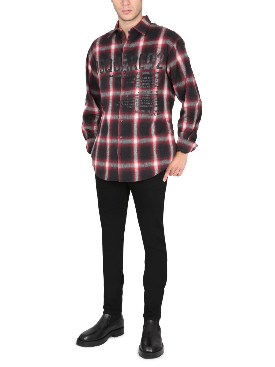 Dsquared Men Logo Print Shirt - 2