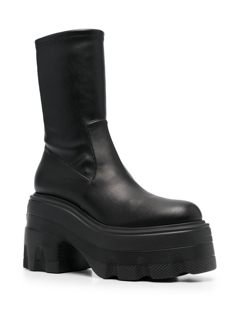 CASADEI pull-on platform boots outlook