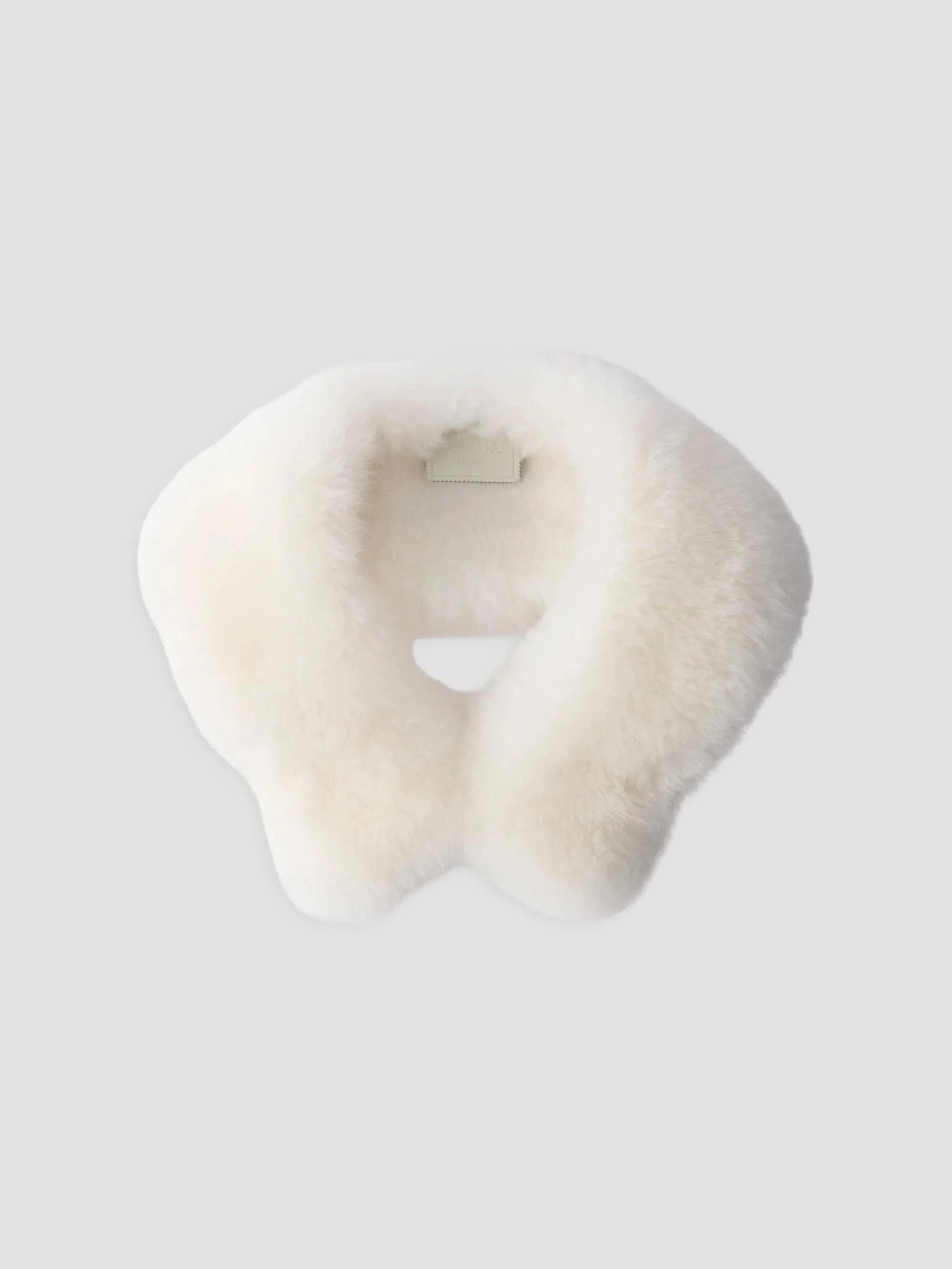 Women's Cashmere Collar - White - 1
