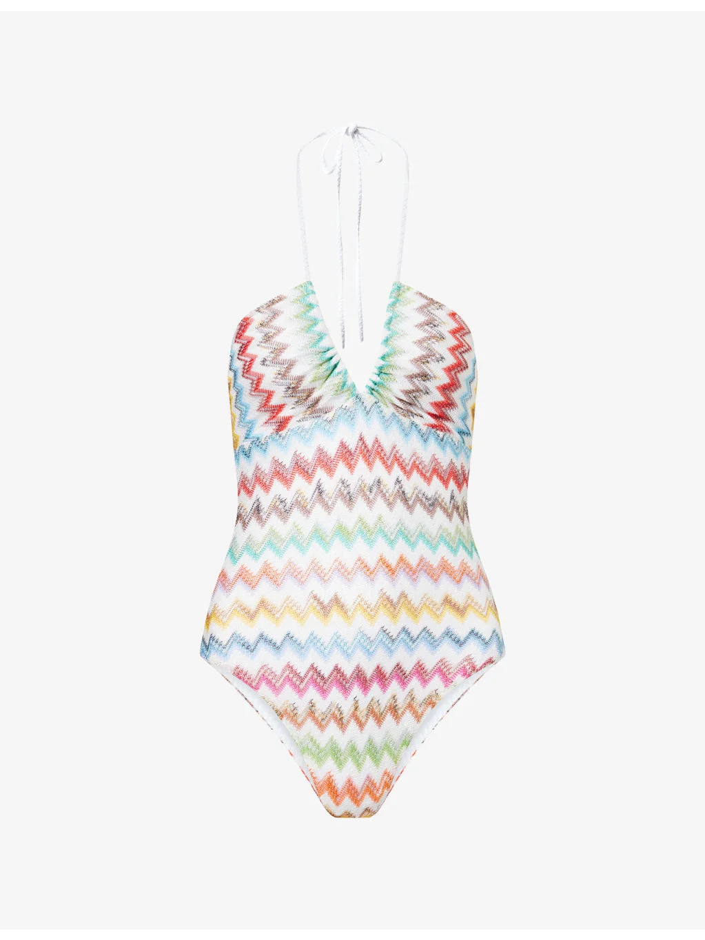 Zig-Zag Pattern Swimsuit - 1