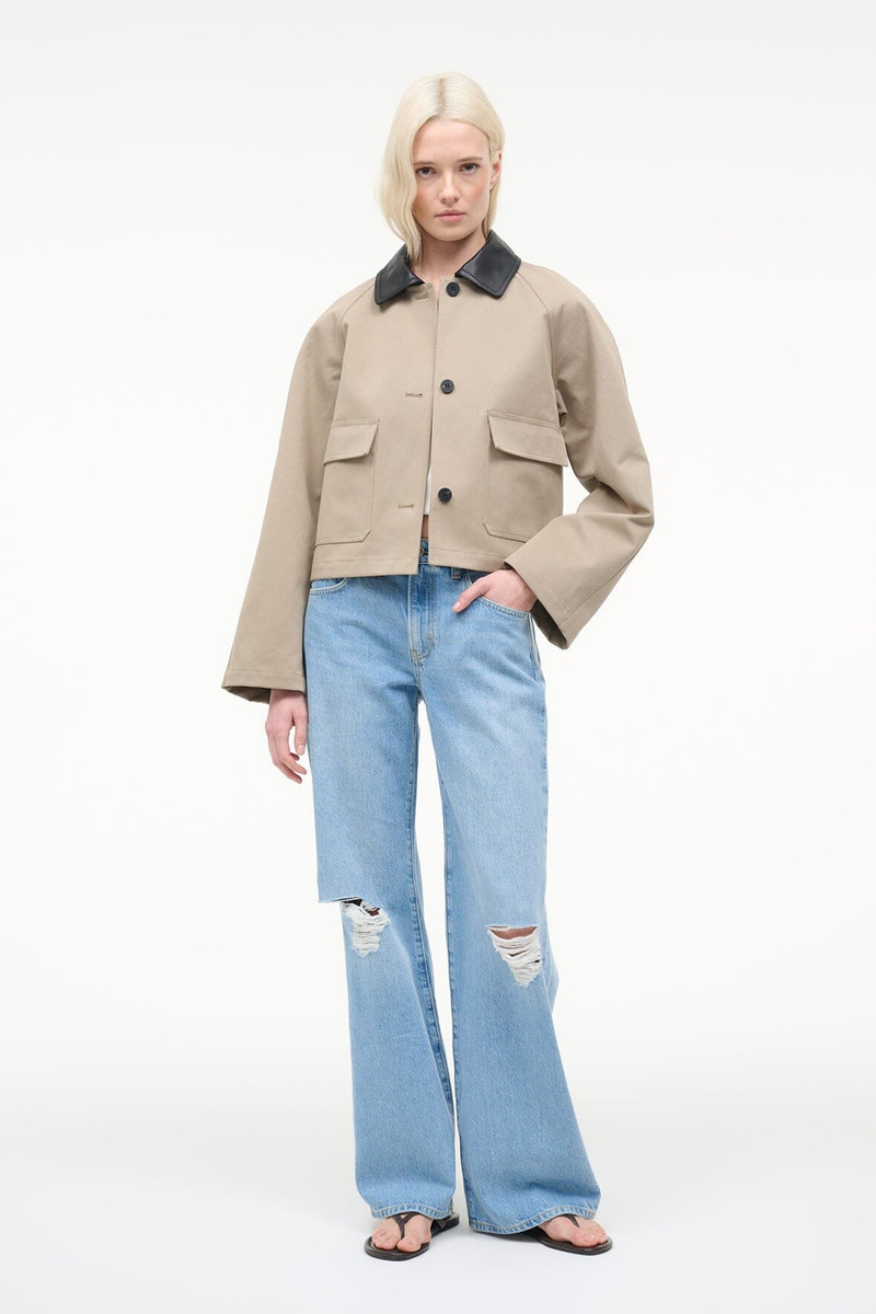 STAUD STAUD JONAH CROPPED JACKET RIVERSTONE outlook