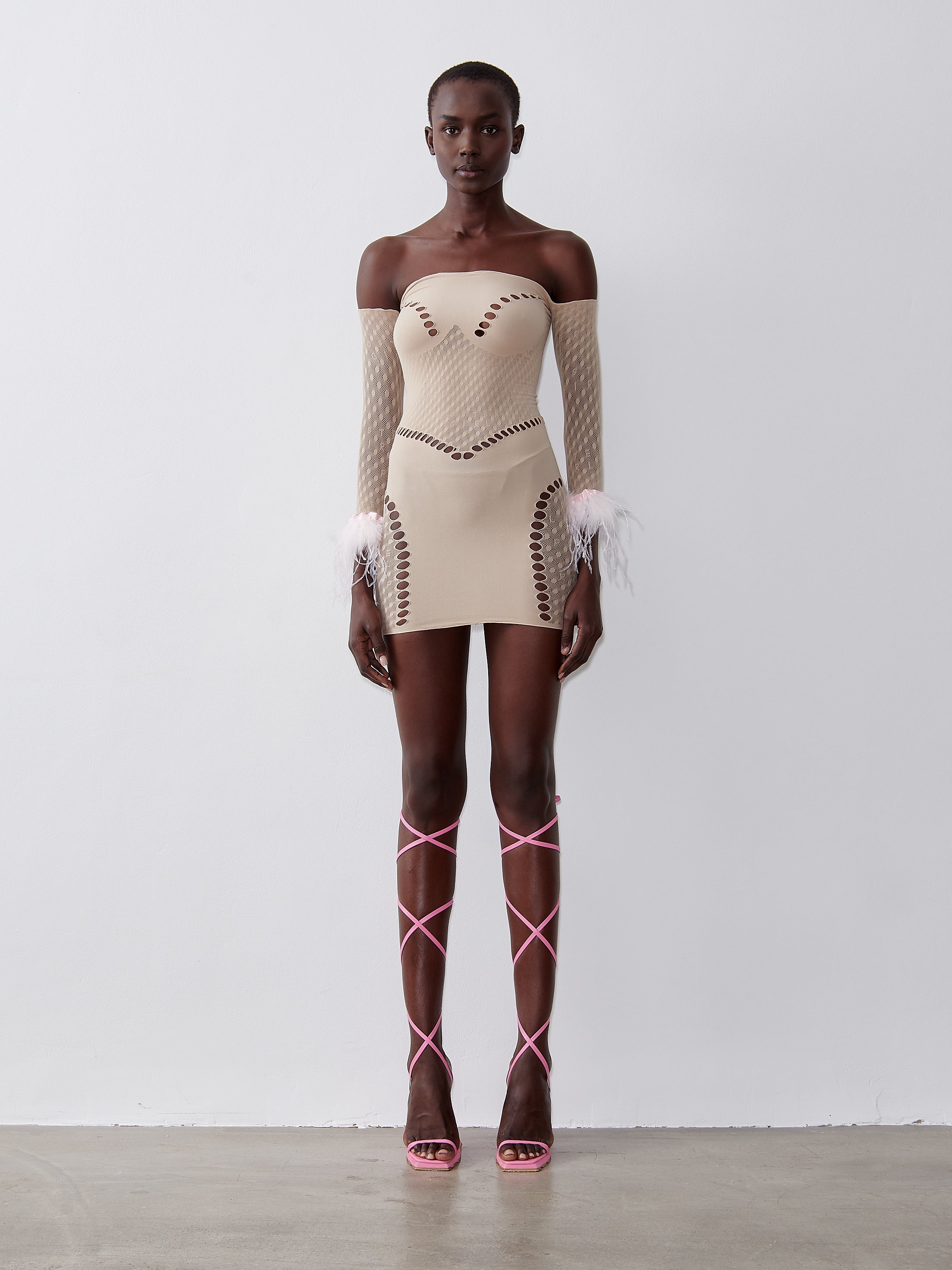 LEXI DRESS TAUPE - 1