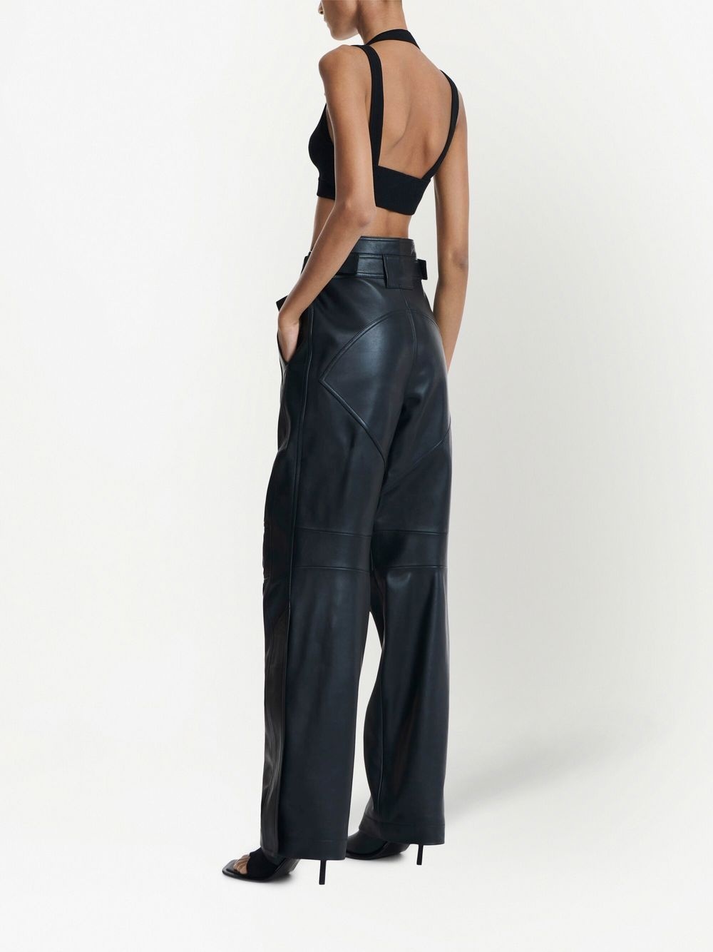interlink cut-out crop top - 3