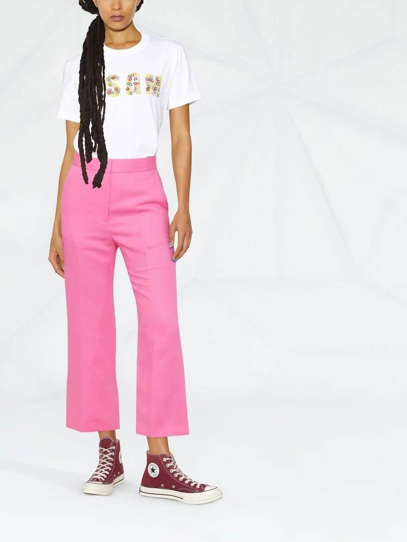 MSGM cropped tailored trousers outlook