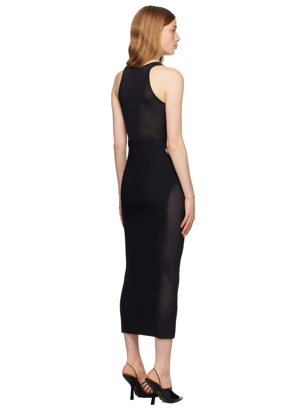 Black Sport Midi Dress - 3