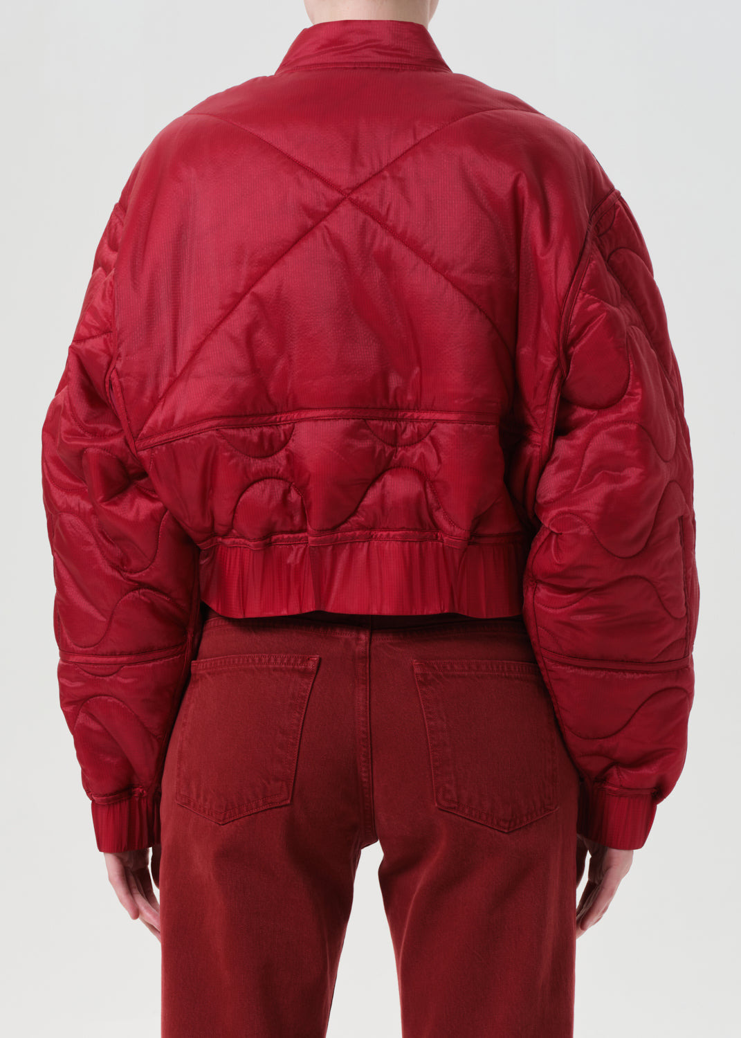 Iona Quilted Jacket Tomato - 2