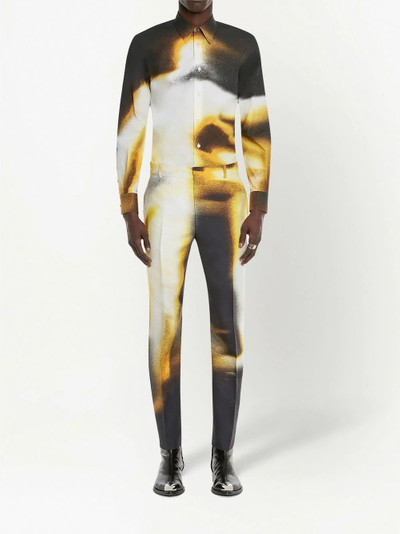 Alexander McQueen graphic-print long-sleeve shirt outlook