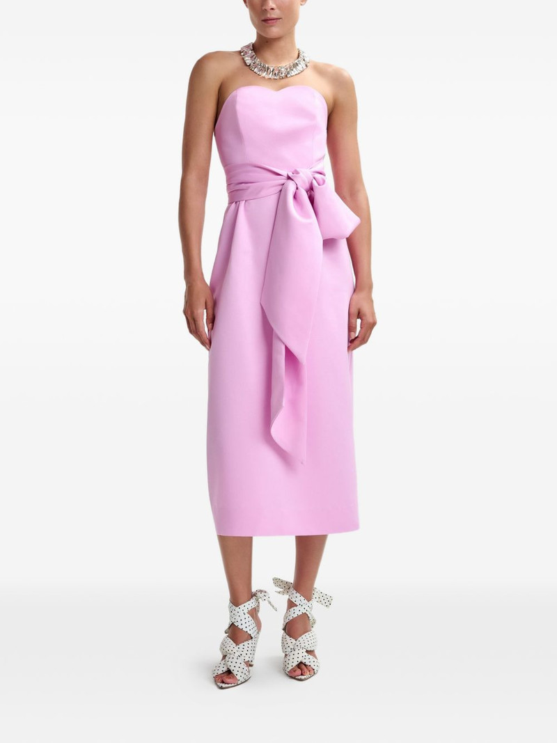 ESSENTIEL ANTWERP Juror sleeveless belted midi dress outlook