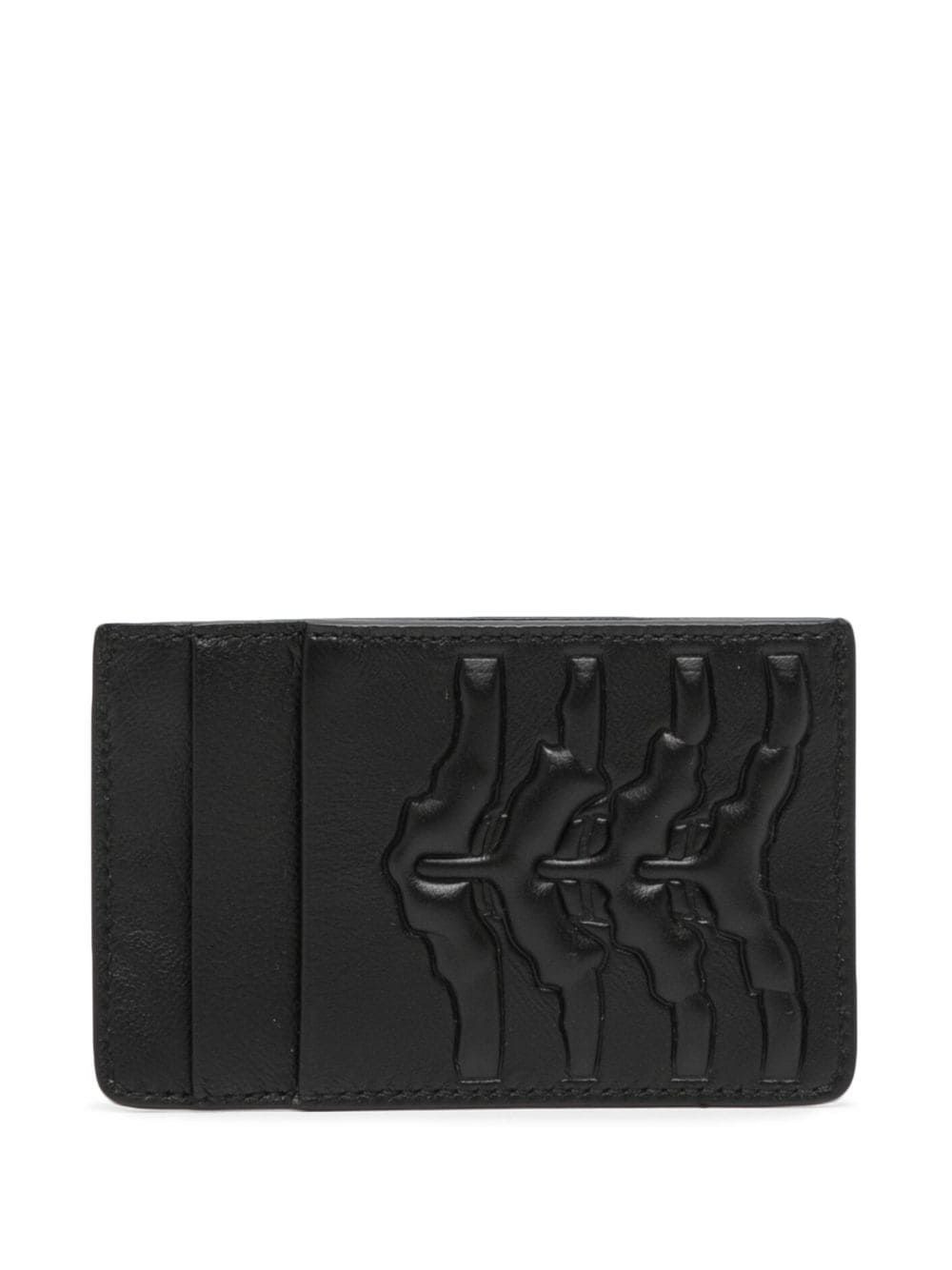 ribcage embossed cardholder - 1