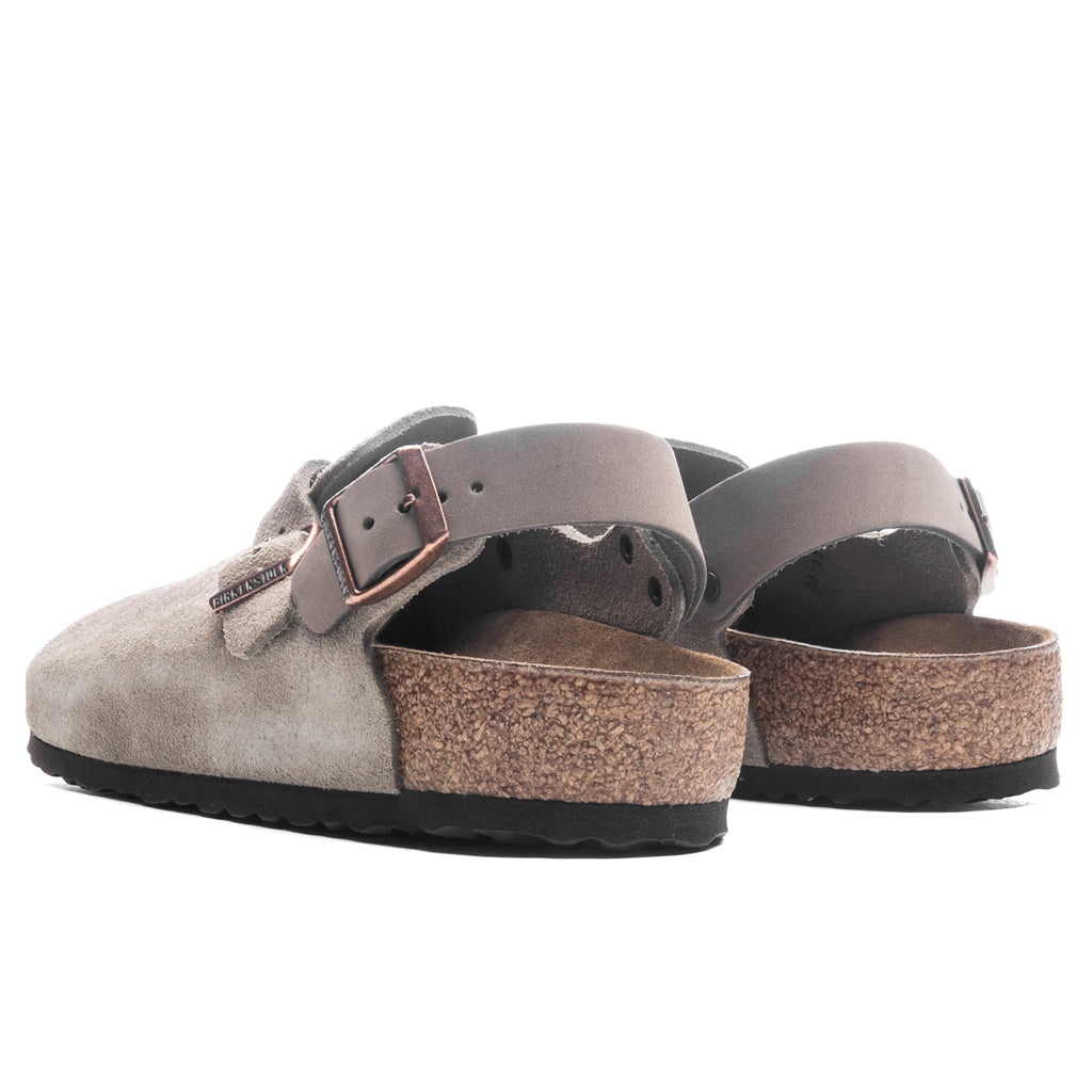 NARROW TOKIO SUEDE LEATHER - TAUPE - 3