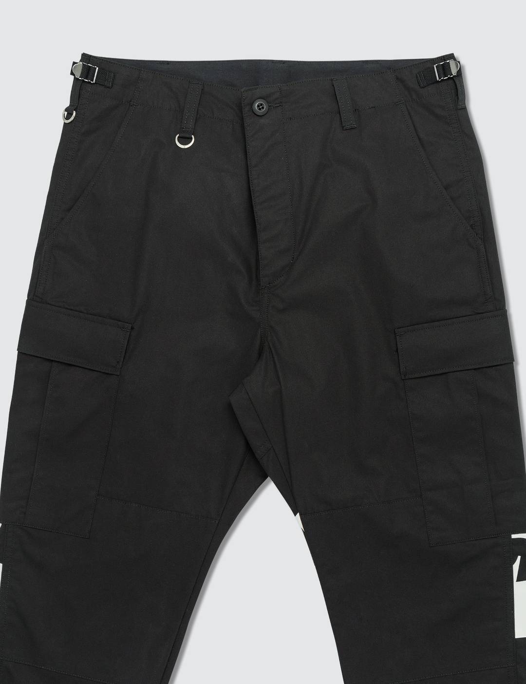 Hem Cut-off Cropped Cargo Pants - 5