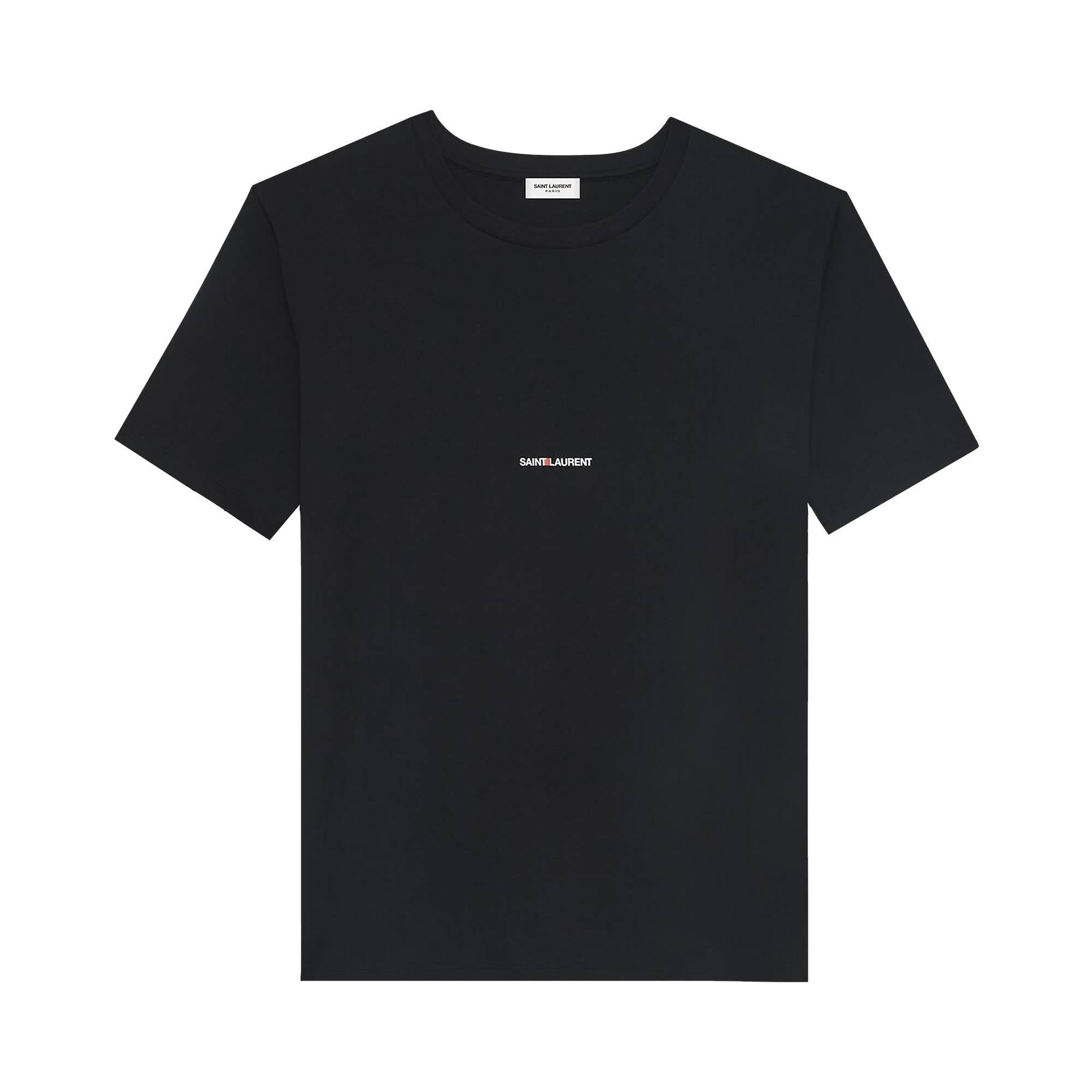Saint Laurent Logo T-Shirt 'Noir' - 1