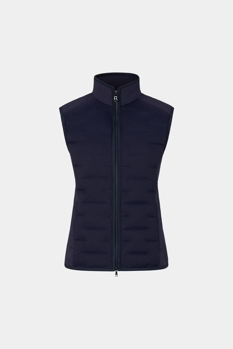 Dorina Softshell down vest in Navy blue 1