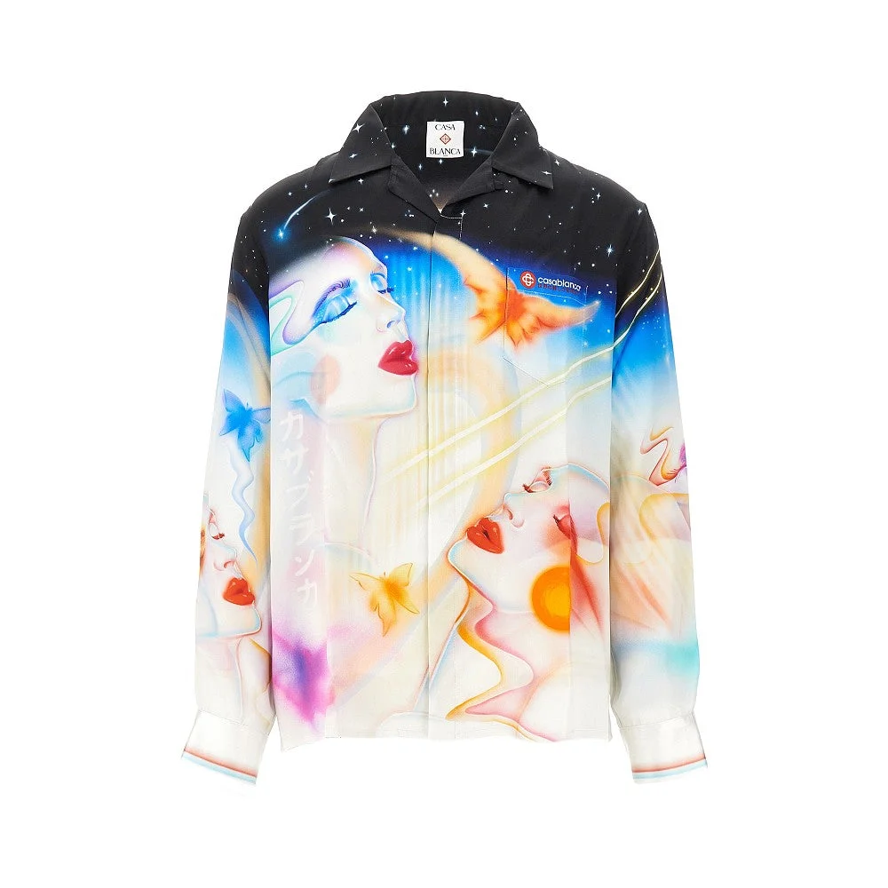 'GALACTIC CONNECTION' SILK SHIRT - 1