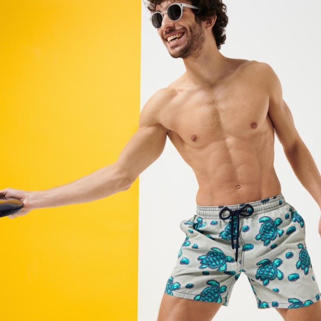 Men Swim Trunks Turtles Jewels - 7