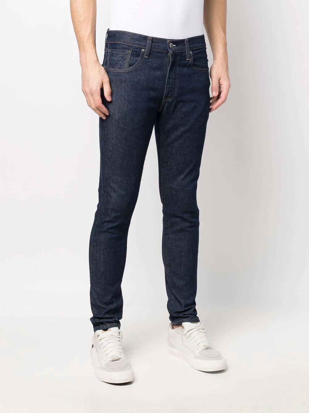 mid-rise skinny jeans - 3