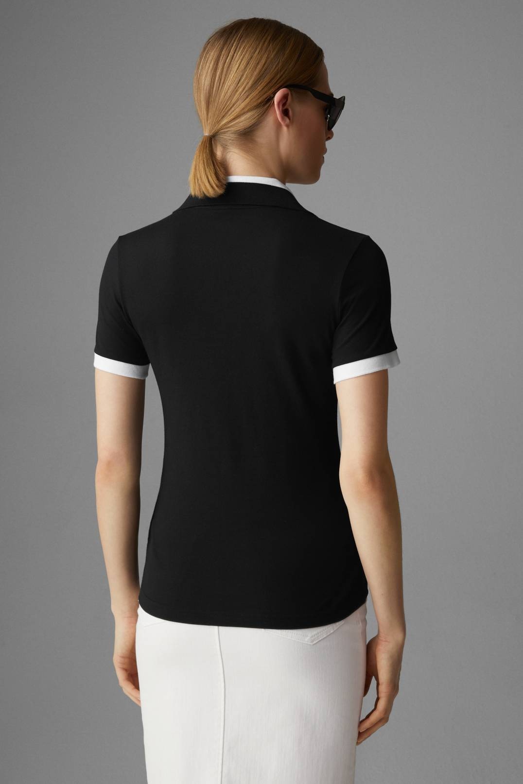 LUMA FUNCTIONAL POLO SHIRT IN BLACK - 3