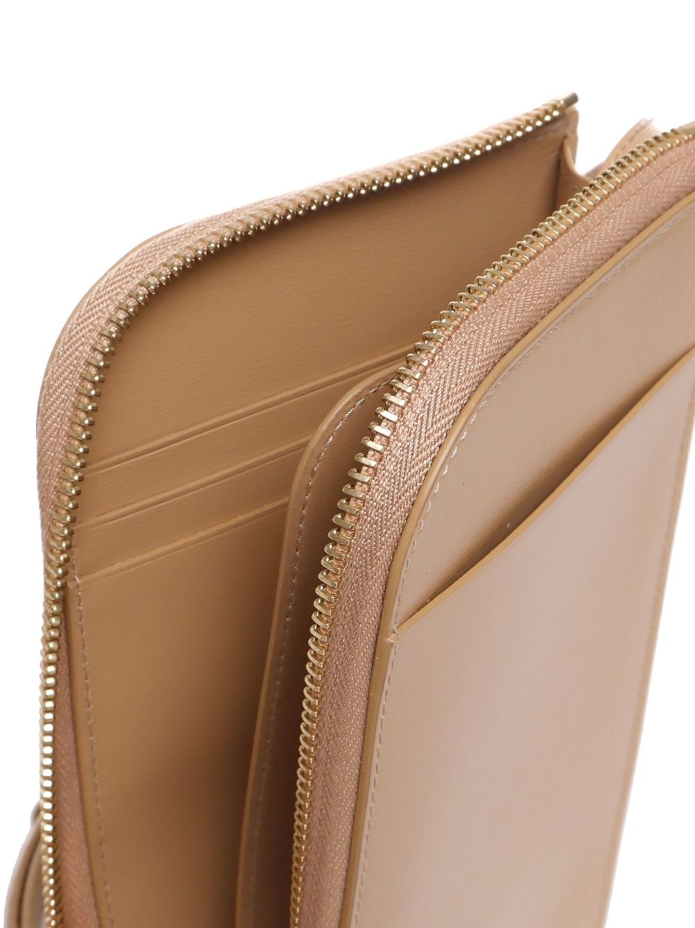 gancini-plaque zip-around wallet - 4