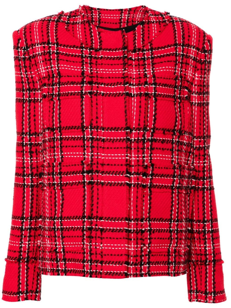 checked tweed jacket 1