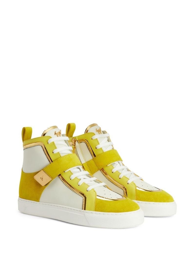 Zenas high-top panelled sneakers - 2