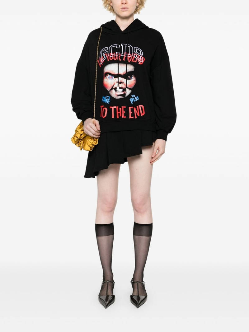 GCDS x Universal Chucky hooded mini dress outlook