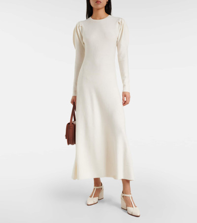 GABRIELA HEARST Hannah wool and cashmere midi dress outlook