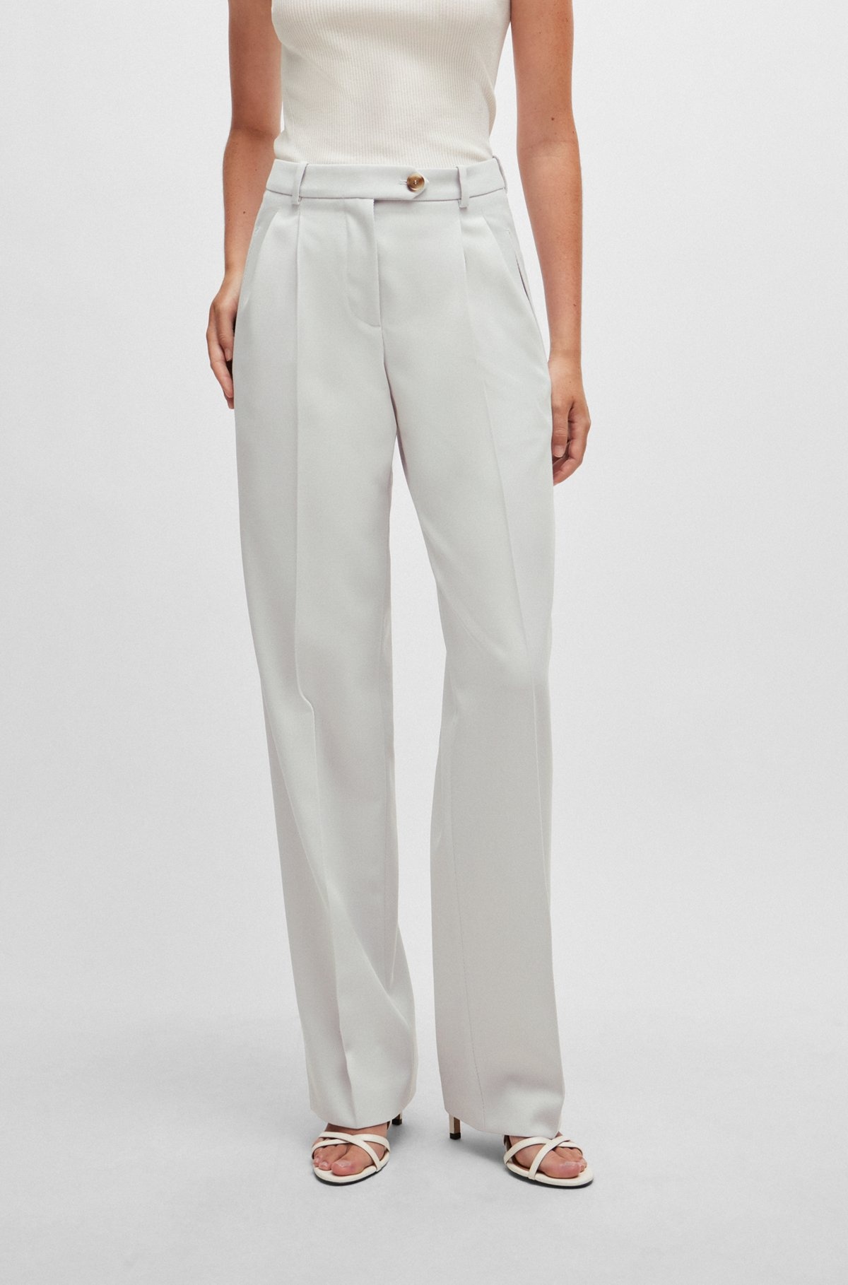 FORMAL TROUSERS IN A HEAVYWEIGHT WOOL BLEND - 2