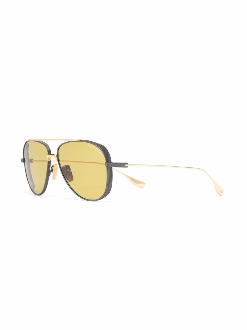 DITA tinted-lens pilot-frame sunglasses outlook