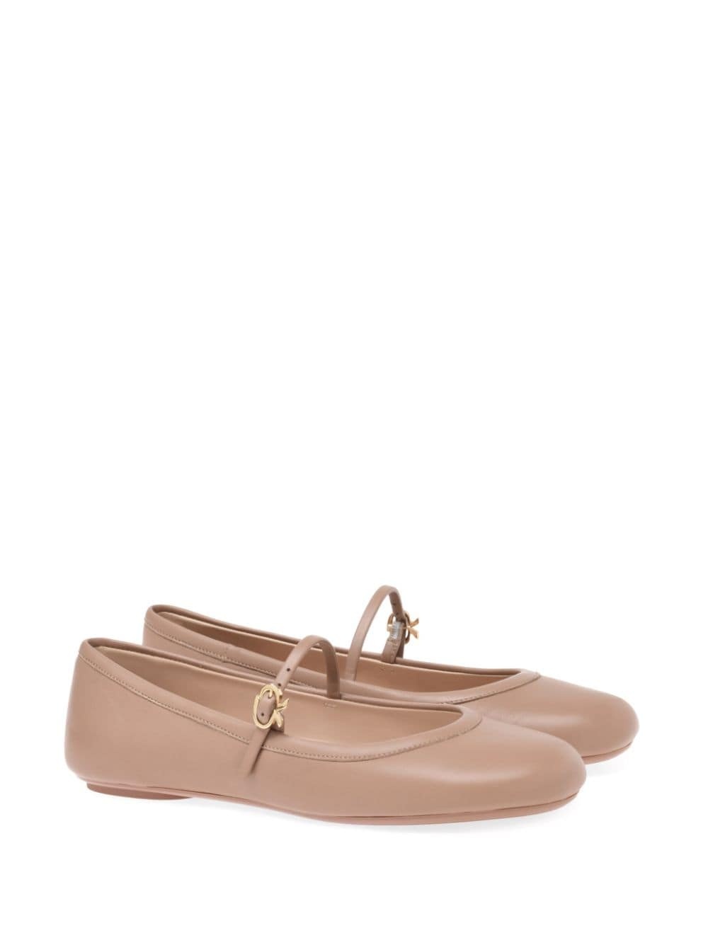 Carla leather ballerina shoes - 2
