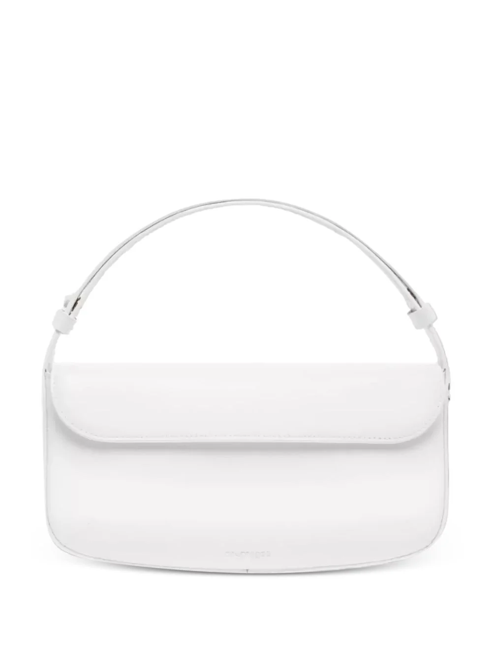 curved-flap shoulder bag - 1
