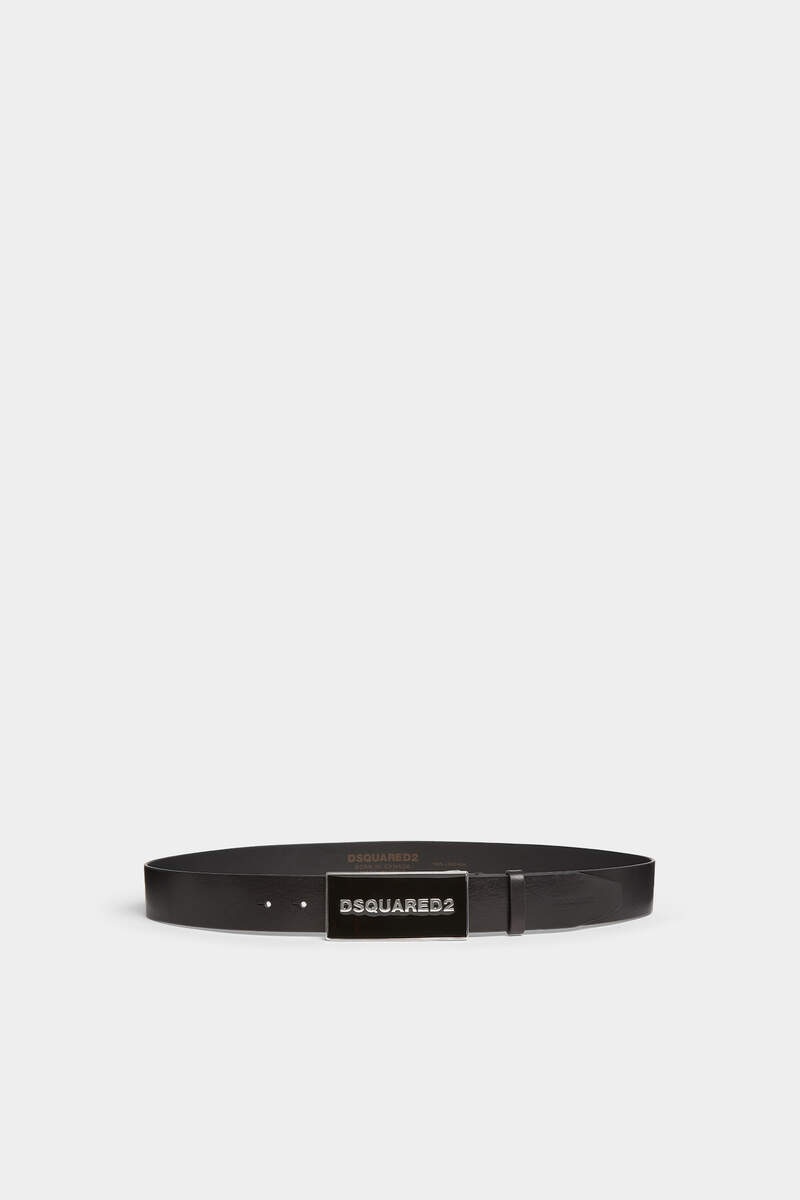 DSQUARED2 TONAL LOGO PLAQUE BELT - 2