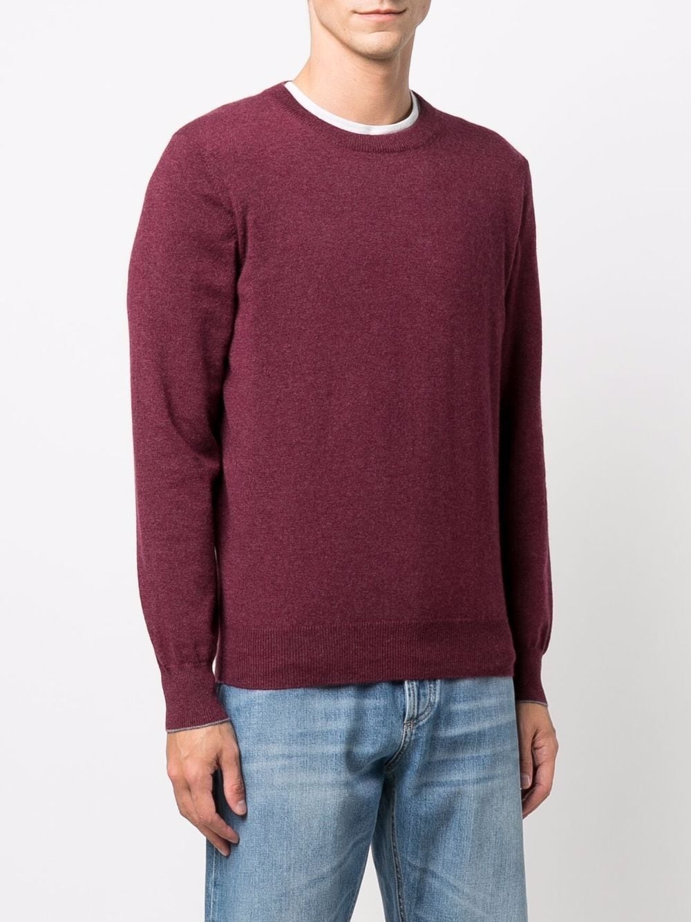 crew-neck cashmere jumper - 3