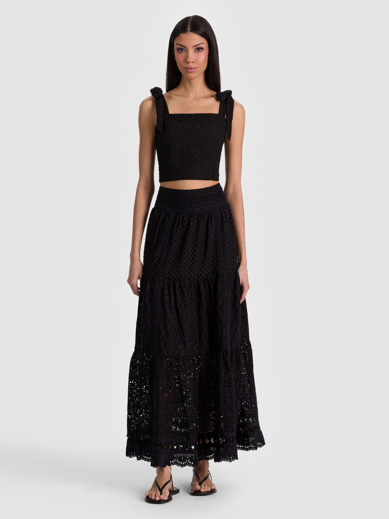 MARINDA EMBROIDERED CROPPED TOP 6
