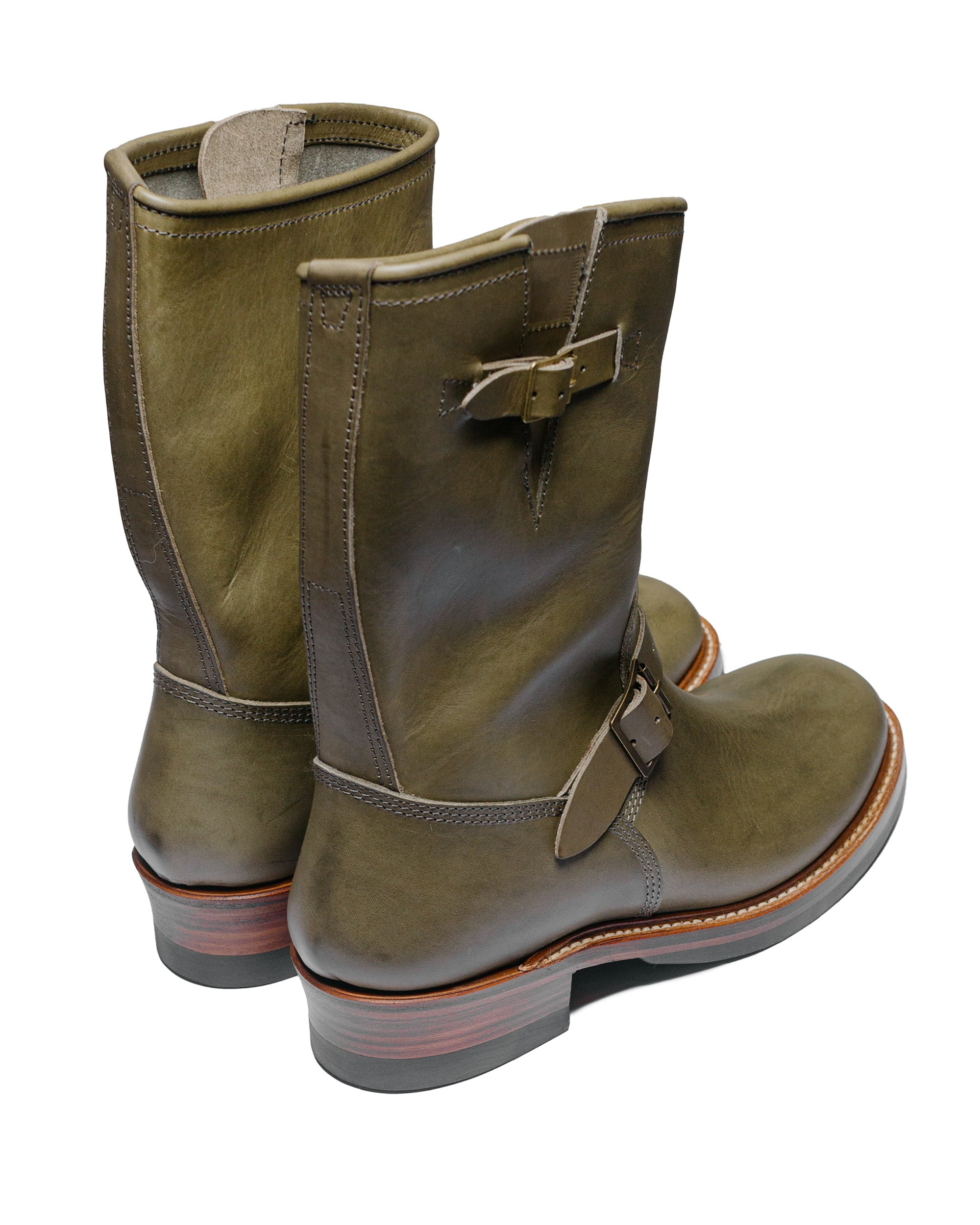 Wabash Engineer Boots Badalassi Carlo Leather Grigio - 3