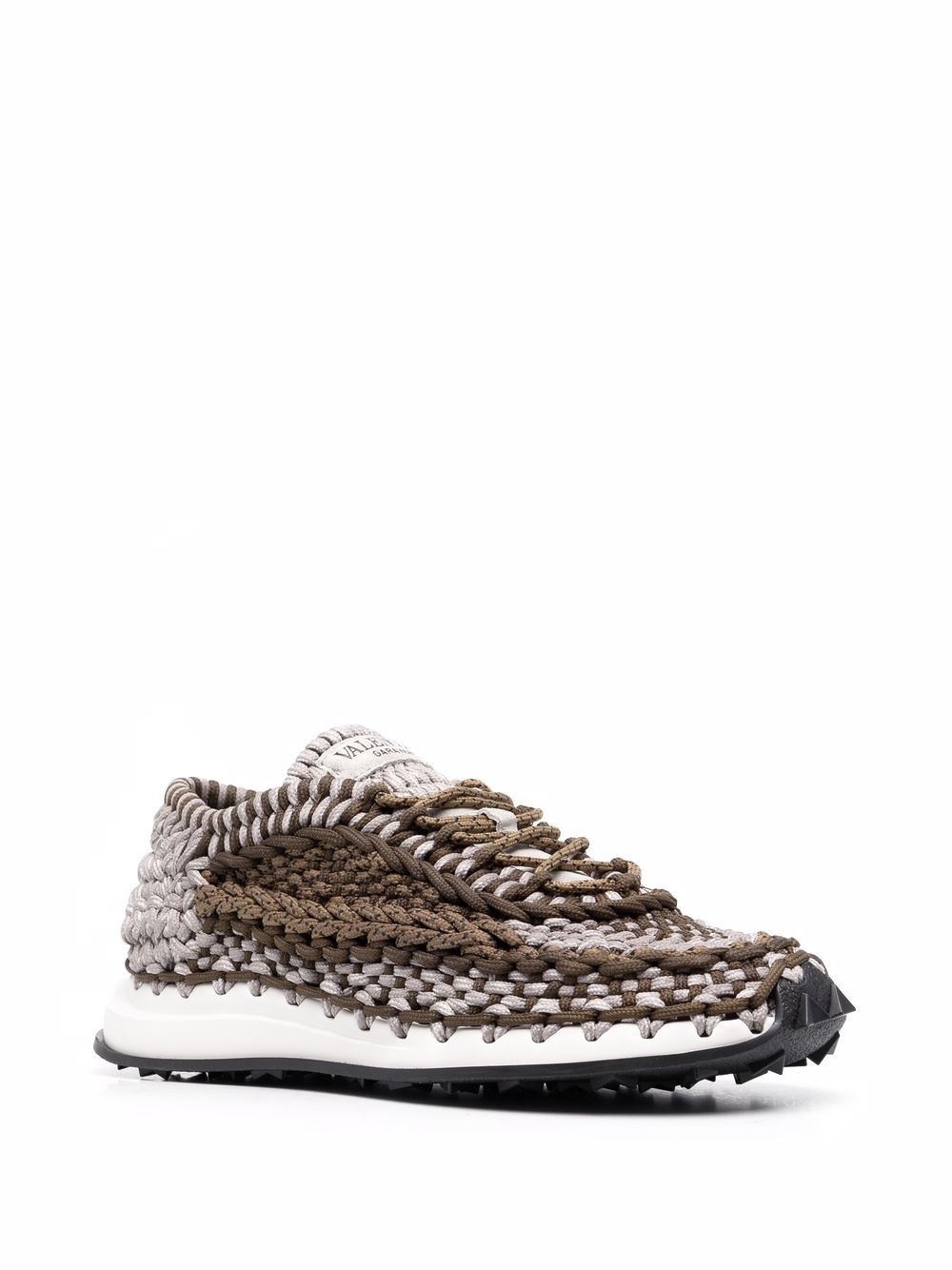 crochet low-top sneakers - 2