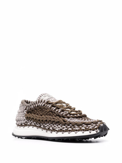 Valentino crochet low-top sneakers outlook