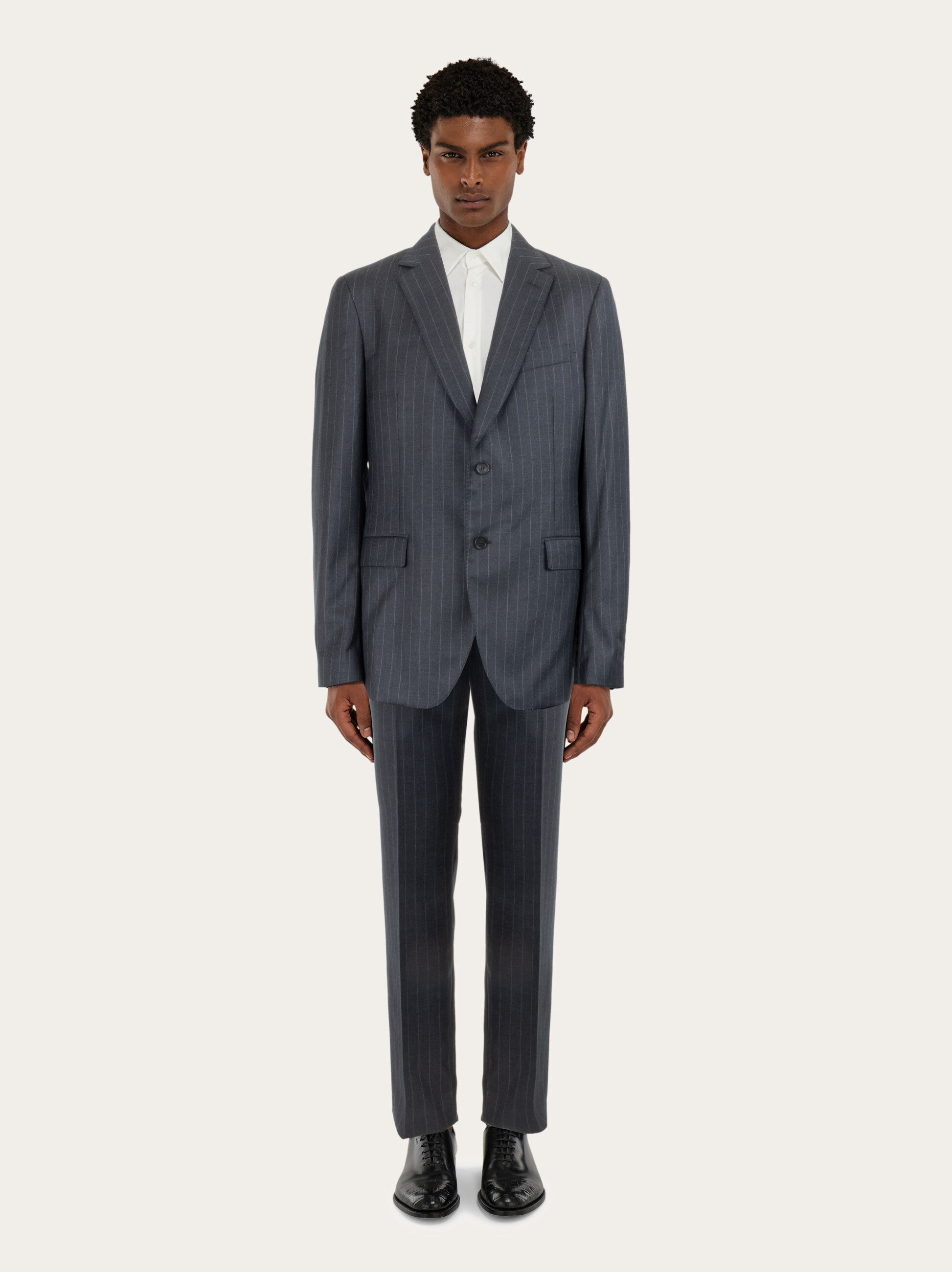 Check suit in wool - 2