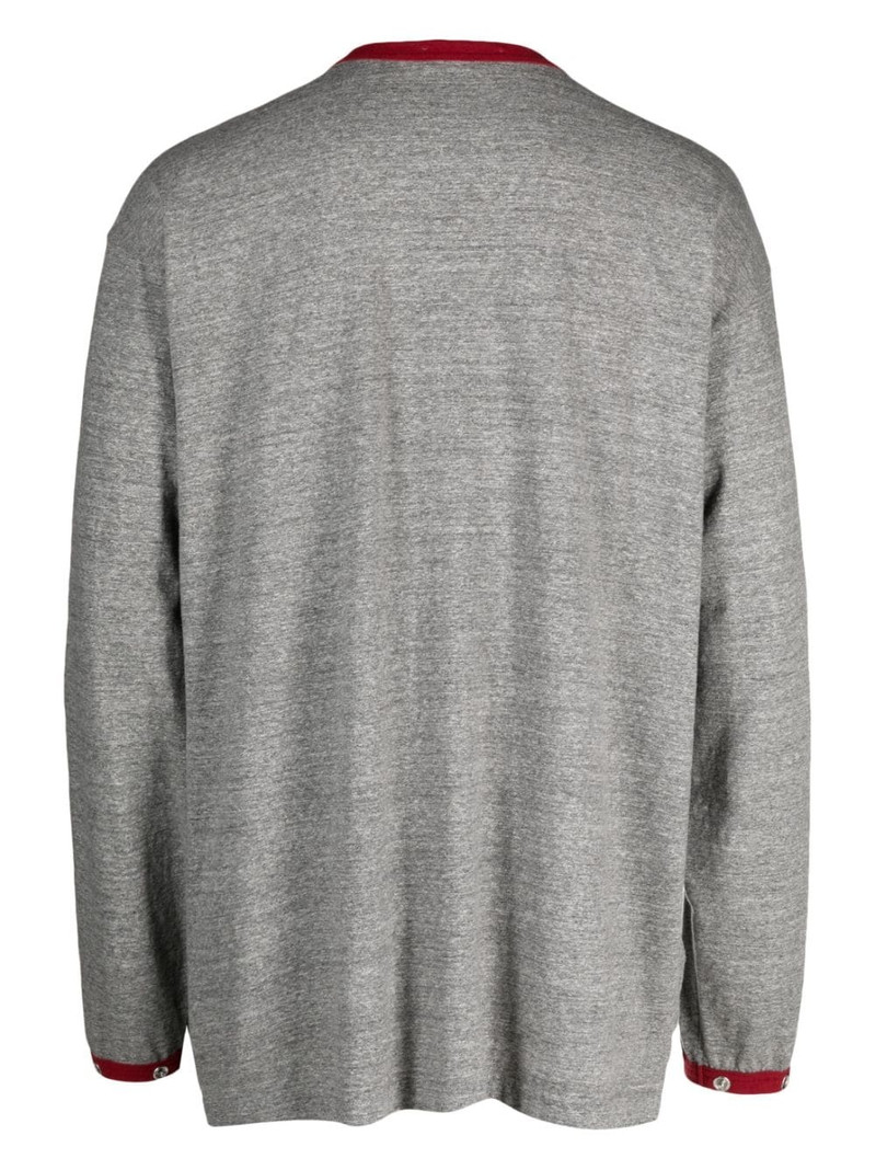 UNDERCOVER slogan-print long-sleeved T-shirt outlook