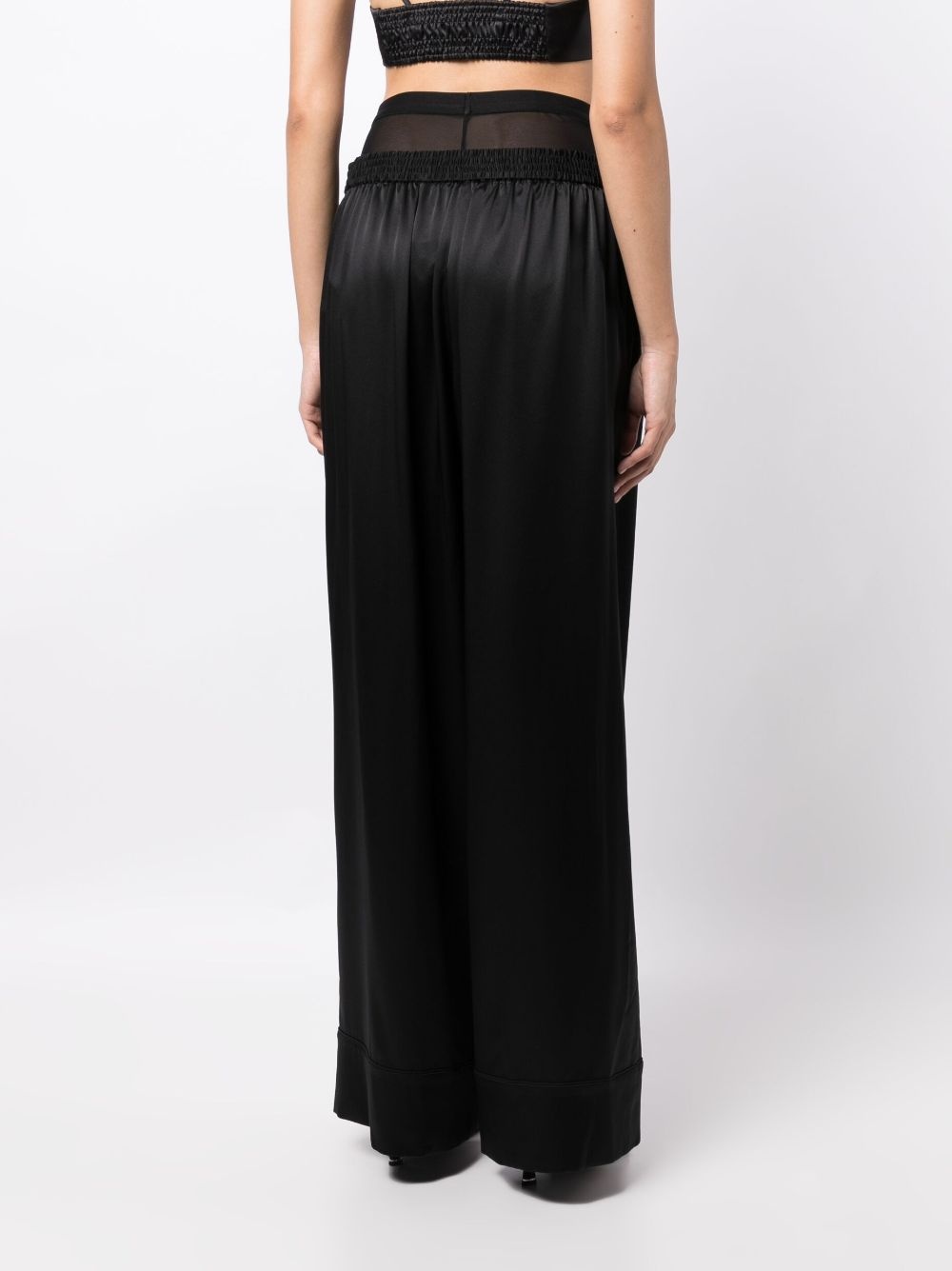 layered mesh boxer trousers - 4