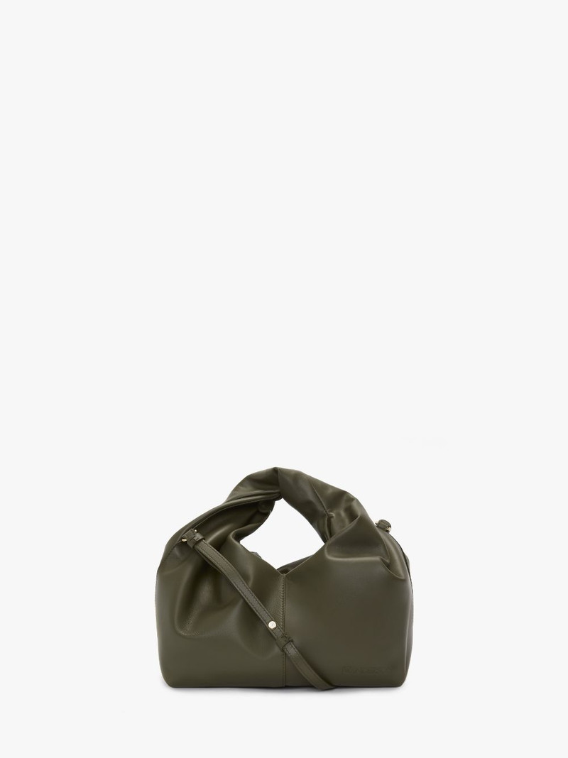 MINI TWISTER HOBO WITH STRAP - LEATHER CROSSBODY BAG 1