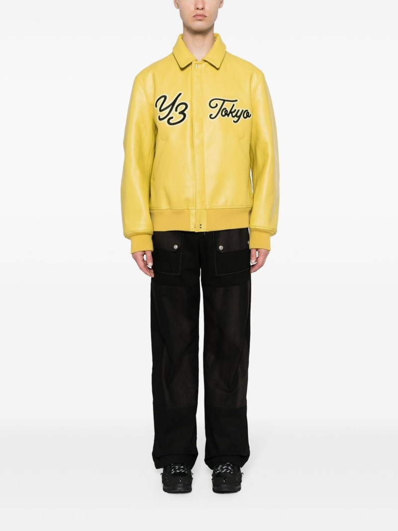 Y-3 collared bomber jacket outlook
