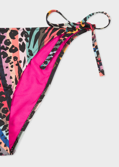 Paul Smith 'Zebra & Swirl' Tie-Side Bikini Bottoms outlook