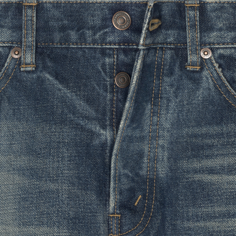 BERMUDA SKATE PANTS IN DARK UNION WASH DENIM 4