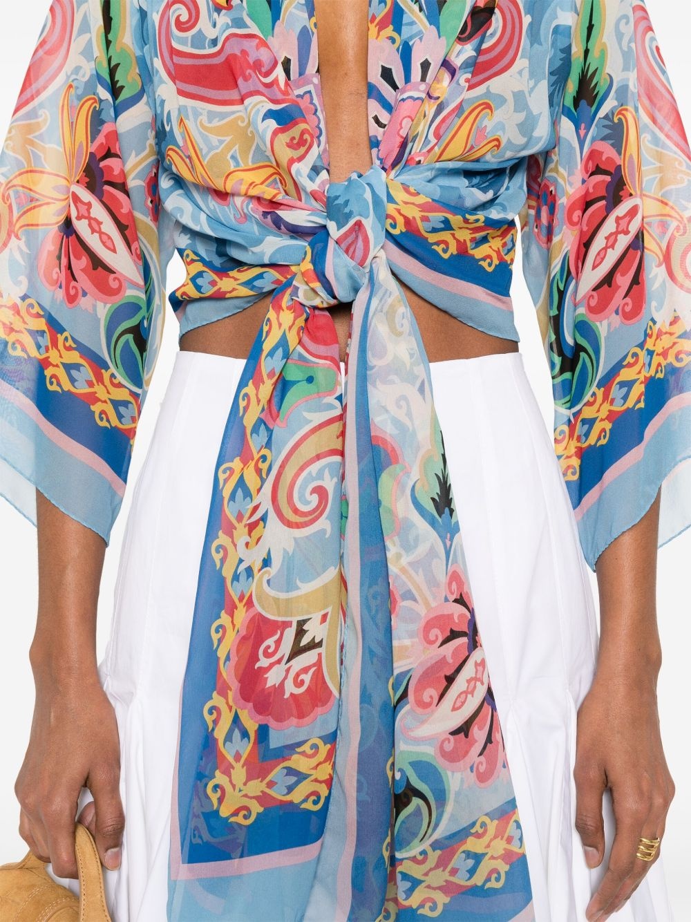 paisley-print jacket - 5
