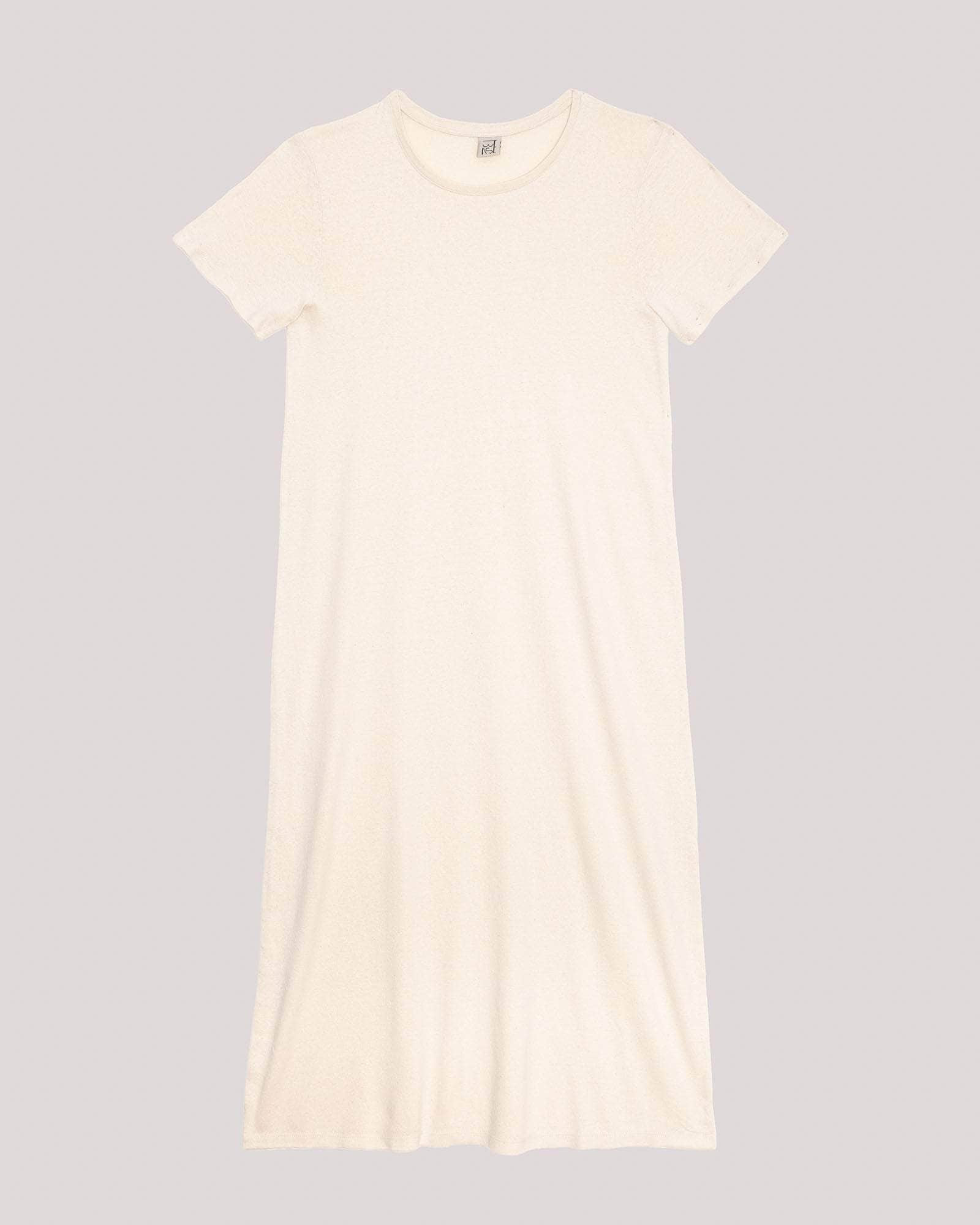 Silk Tee Shirt Dress - Wild Silk Jersey - 8