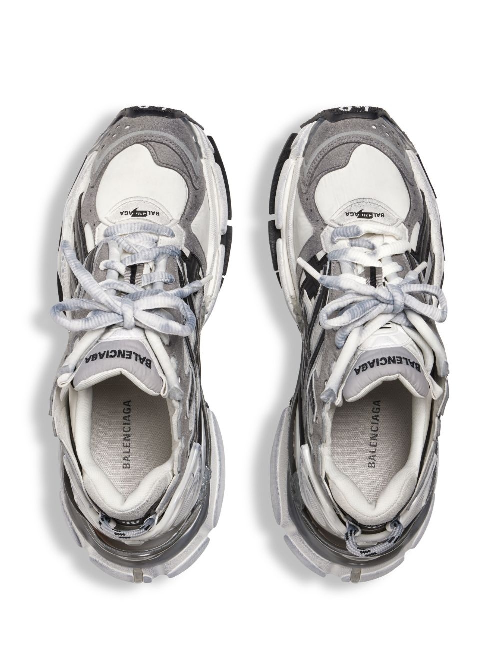 Runner panelled sneakers - 4
