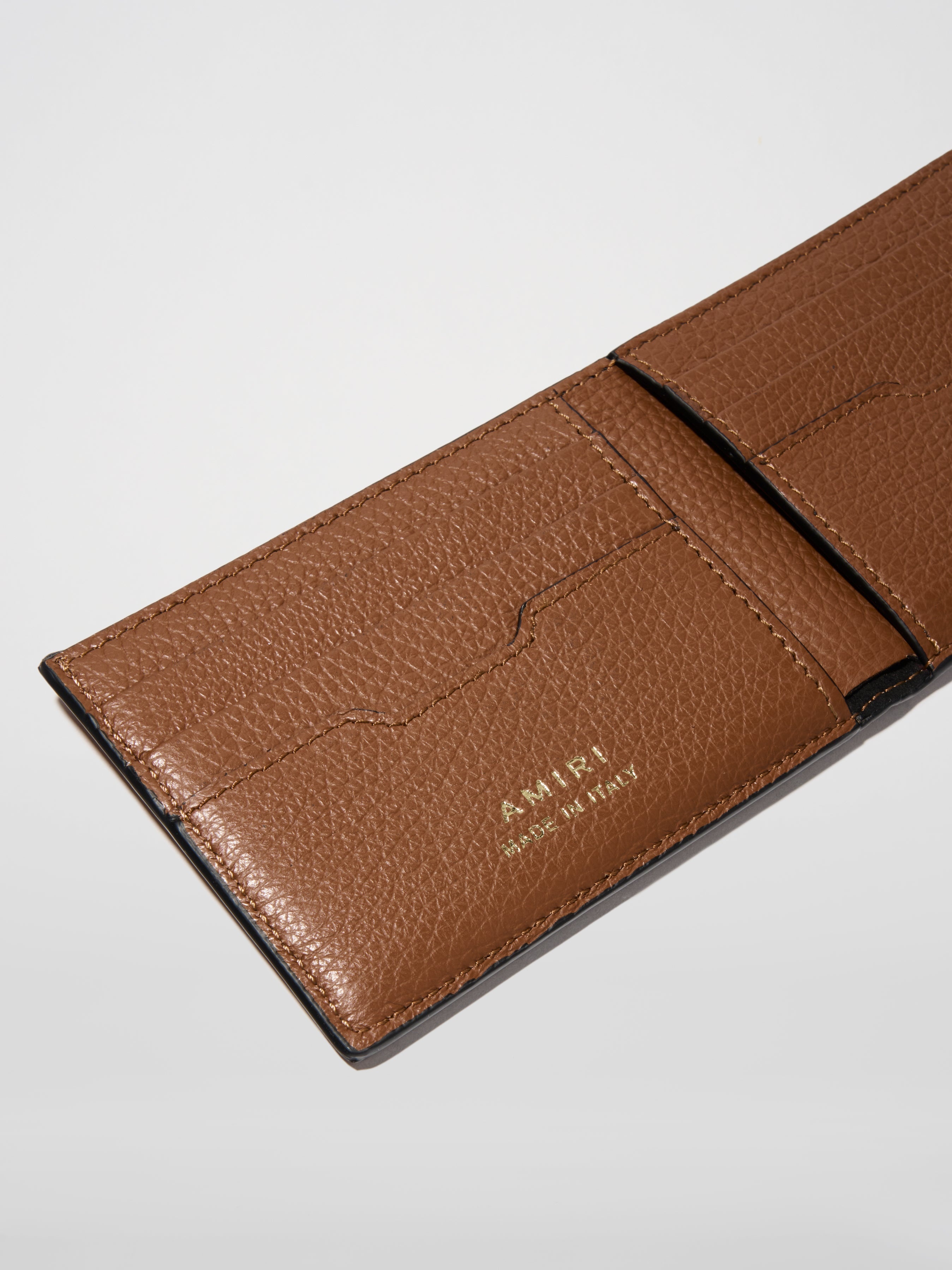 PEBBLED LOGO BIFOLD WALLET - 4